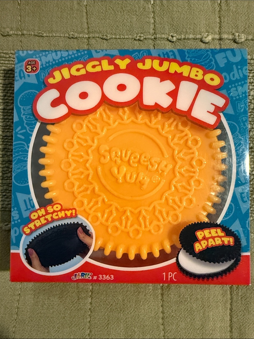 Jiggle Jumbo Cookie squishy- pull apart